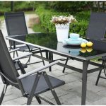 table de jardin en aluminium